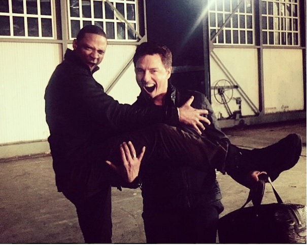 David Ramsey and John Barrowman David Ramsey and John Barrowman