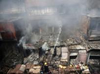 fire in Mittai Theruvu kerala