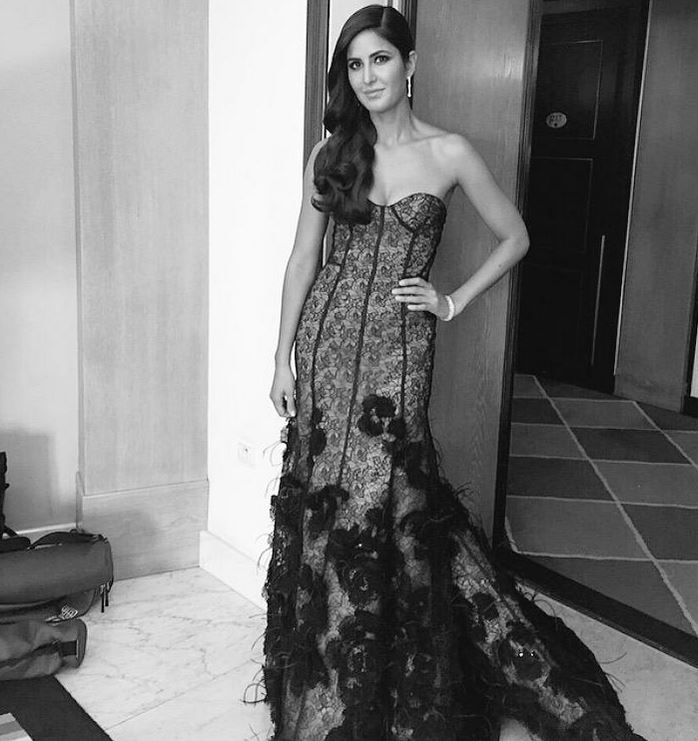 Bollywood actress Katrina Kaif makes her debut on the red carpet of Cannes Film Festival in Oscar De La Renta dress. Katrina Kaif