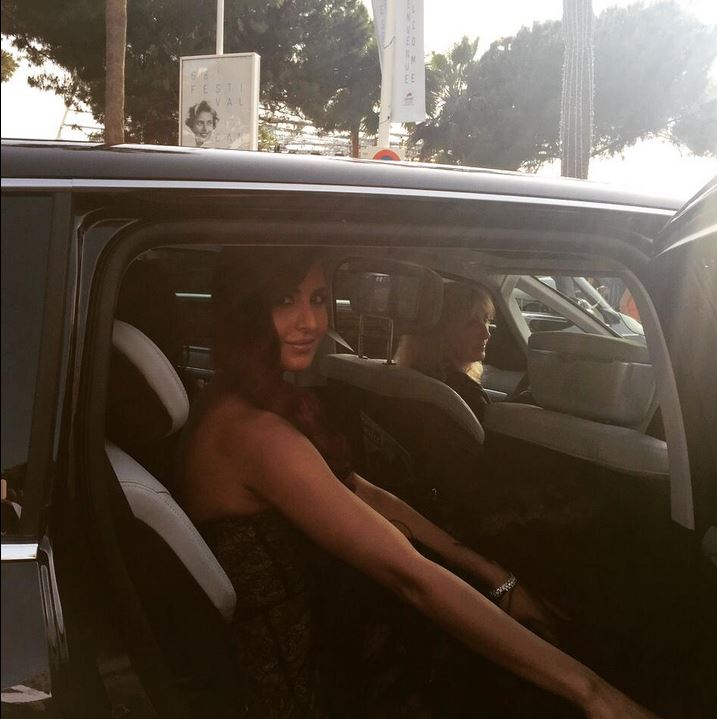 Katrina Kaif before making her red carpet debut at the Cannes Film Festival 2015. Katrina Kaif