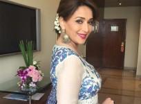 Rare Picture of Madhuri Dixit Nene