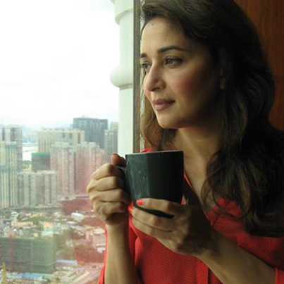 Rare Picture of Madhuri Dixit Nene