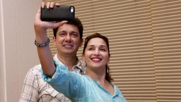 Rare Picture of Madhuri Dixit Nene