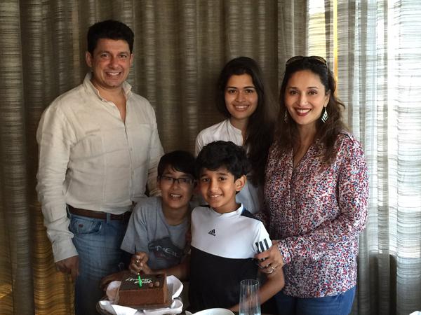 Rare Picture of Madhuri Dixit Nene