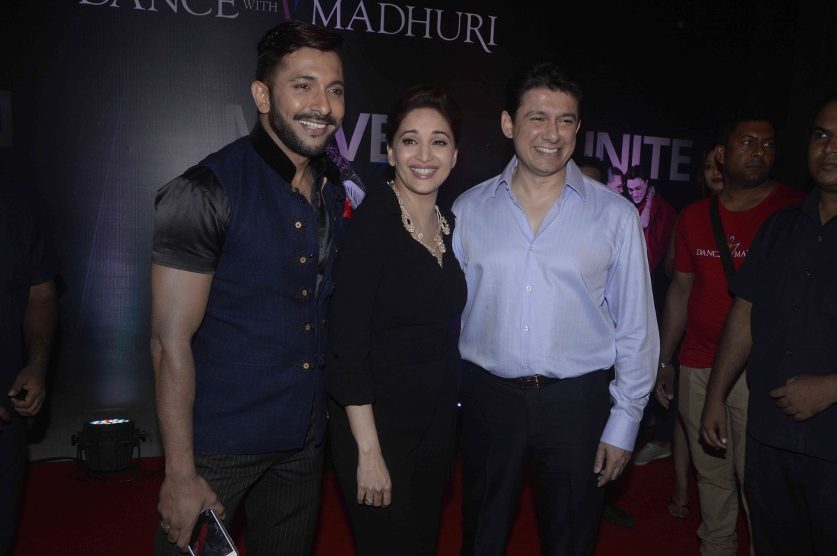 'Dance with Madhuri' Launch:Terence Lewis, Madhuri Dixit, Sriram Nene 'Dance with Madhuri' Launch