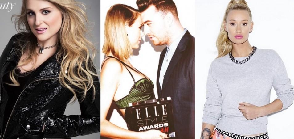 Taylor Swift, Sam Smith, Meghan Trainer and Iggy Azalea who dominate the Billboard music awards nominee list