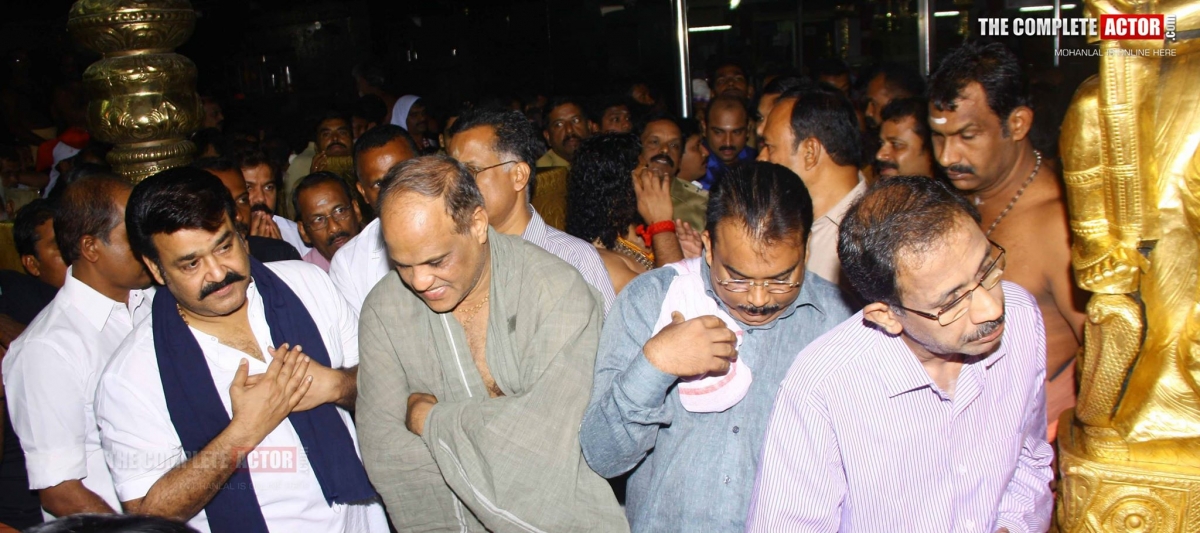 Mohanlal in Sabarimala Mohanlal in Sabarimala