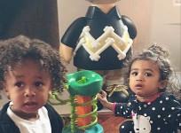 Tyga's son, King Cairo and Chris Brown's daughter, Royalty