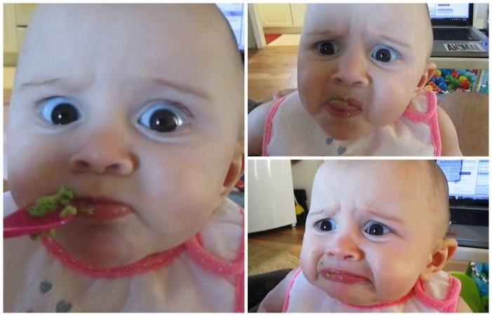 Baby eating avocado video goes viral Baby eating avocado video goes viral