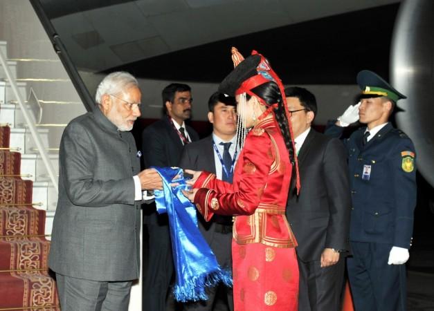 modi in mongolia