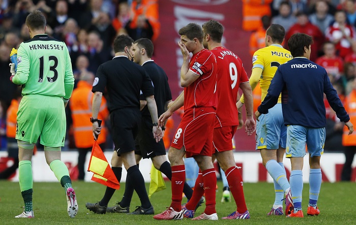 Liverpool's Steven Gerrard walks off at the end after playing his final game at Anfield Steven Gerrard's farewell