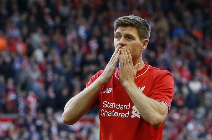 Liverpool's Steven Gerrard as he walks on the pitch after his final game at Anfield Steven Gerrard's farewell