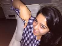 Charmme Kaur flaunts C Kalyan's gift