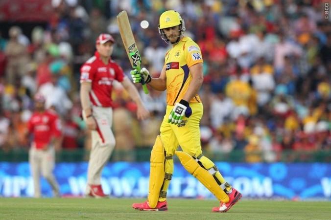 Faf du Plessis cam into bat at number three position against KXIP on Saturday. Faf du Plessis
