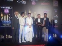 Ayushmann Khurrana, Neha Dhupia, Anil Kapoor at the IIFA 2015 press conference