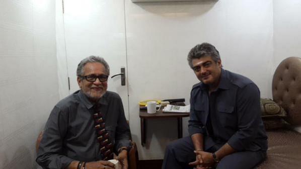 A picture from 'Thala 56' Shooting spot. Ajith