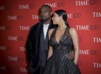 Kim and Kanye at the Time 100 Gala red carpet