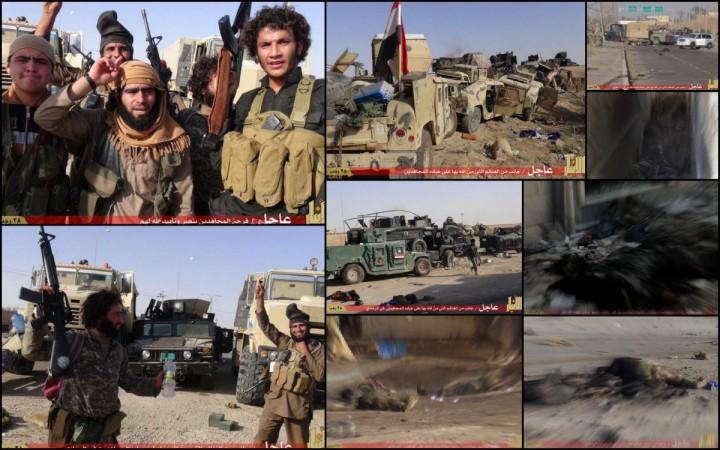 Isis militants after taking over the Iraqi city of Ramadi have massacred many soldiers. The Iraqi security forces abandoned their posts, leaving behind dozens of US humvees.