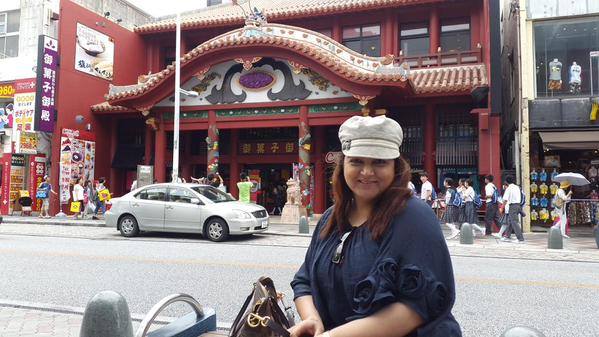 Khushboo Sunder in Okinawa