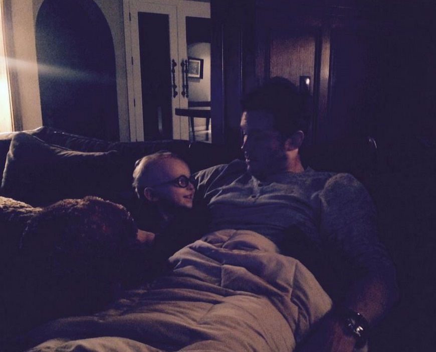 Chris Pratt with Son Jack