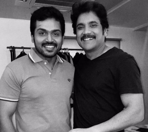 Karthi and Nagrajuna Karthi and Nagarjuna