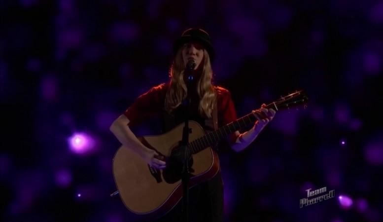 Sawyer Fredericks performing "Please" on "The Voice" Season 8