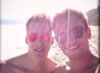 Tom Daley and Dusitn Lance Black