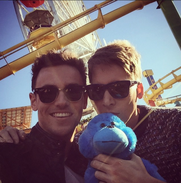 Tom Daley and Dustin Lance Black Tom Daley and Dustin Lance Black