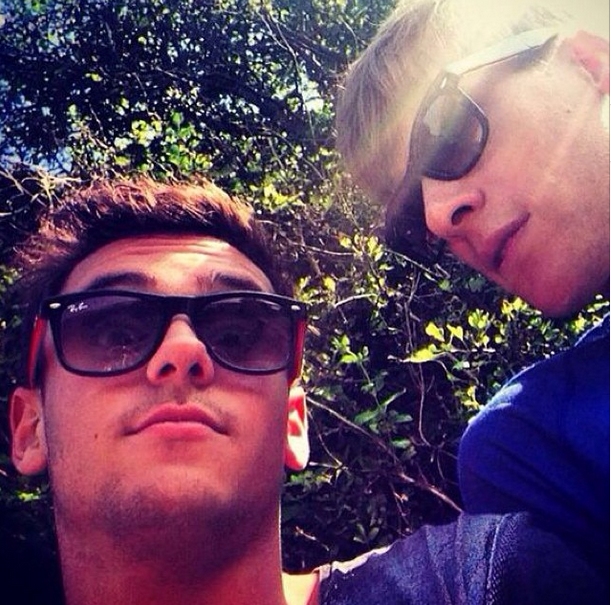 Tom Daley and Dustin Lance Black Tom Daley and Dustin Lance Black