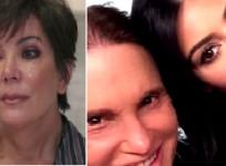 Kris Jenner, Bruce Jenner and Kim Kardashian