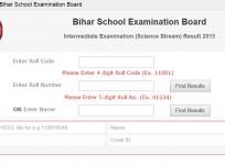 Bihar Inter Science Results 2015