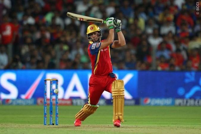 AB De Villiers helped RCB to a big total AB De Villiers RCB