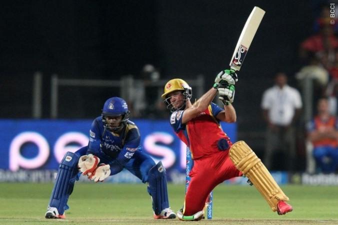 RCB batsmen AB De Villiers and Mandeep Singh took the game away from the Rajasthan Royals AB De Villiers RCB