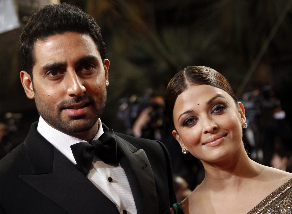 Aishwarya Rai Bachchan and Abhishek Bachchan at Cannes