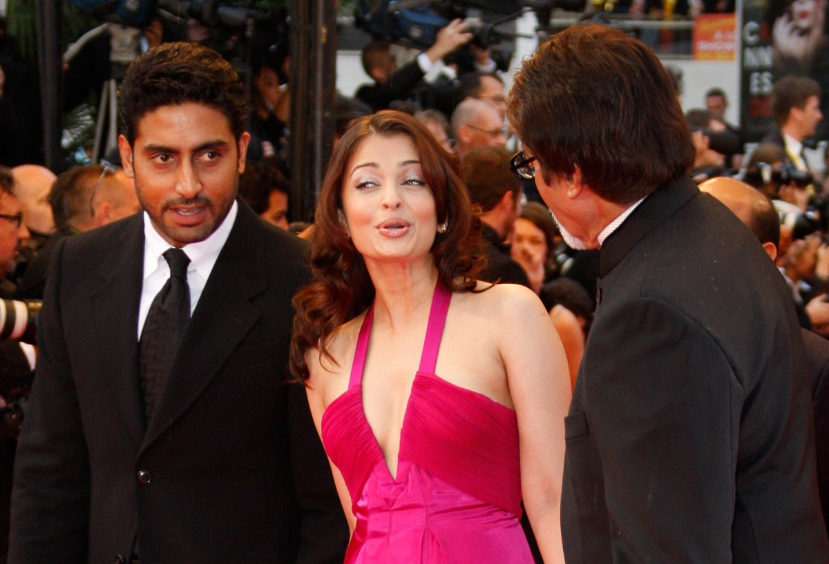 Aishwarya Rai Bachchan and Abhishek Bachchan at Cannes