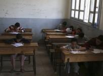 Students appearing for exam
