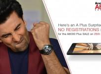 Lenovo A6000 Plus to be available without flash sale on 25th and 26th May, 2015 via Flipkart