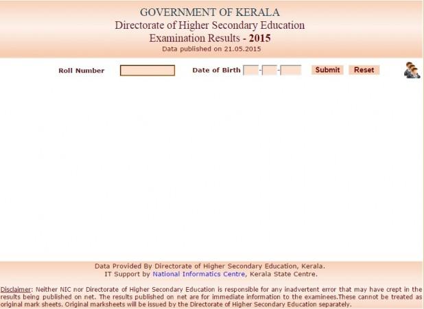 Kerala Plus Two Class 12 DHSE results online