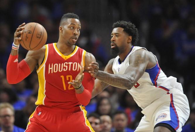 Dwight Howard might miss Rockets' second game against Warriors due to a knee injuury Dwight Howard