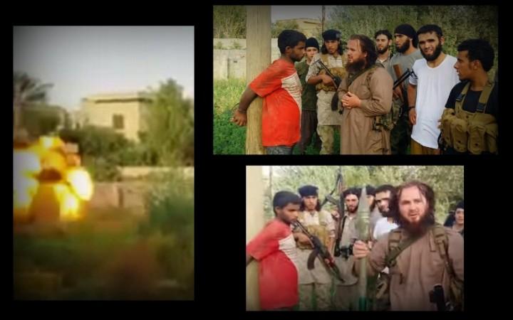 Isis blows up youth using RPG.