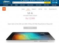 Xiaomi Mi 4i Open Sale to Start Next Week on Flipkart