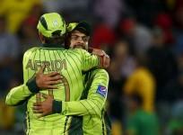 Shahid Afridi Ahmed Shehzad Pakistan