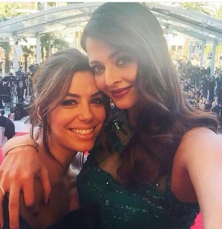 Cannes 2015: Aishwarya Rai Bachchan and Eva Longoria Cannes 2015: When Bollywood Divas meet Hollywood Stars