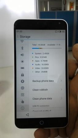 Meizu M1 Note Memory consumption Meizu M1 Note Memory consumption