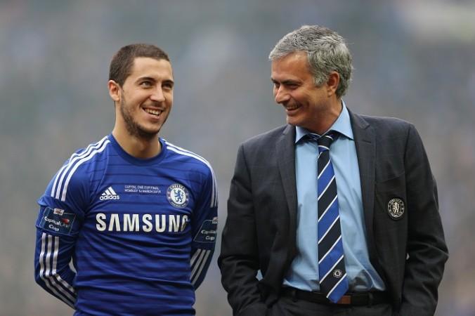 Hazard and Mourinho have both played their parts in Chelsea success this season Eden Hazard and Jose Mourinho