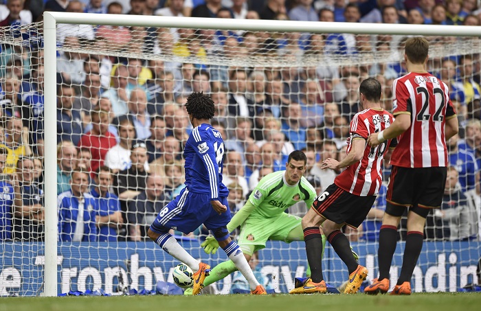 Loic Remy scores the third goal for Chelsea Chelsea vs Sunderland