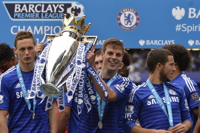 Chelsea's Cesar Azpilicueta (holding the trophy) is set for competition once again at the left-back position as Filipe Luis' replacements are identified Chelsea vs Sunderland
