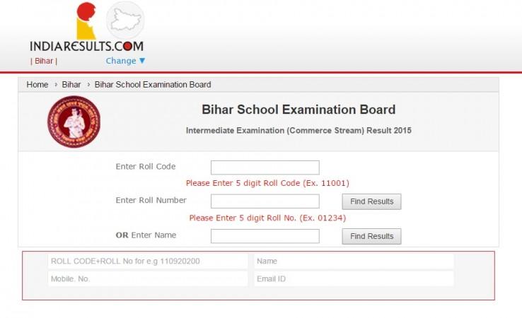 Bihar Class 12 Commerce Board Results 2015 Declared
