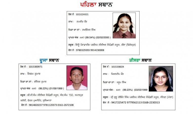 PSEB Class 10 Result 2015 Announced Punjab Records 68% Pass Percentage