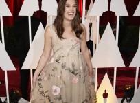 Pregnant Keira Knightly at the 87th Academy Awards